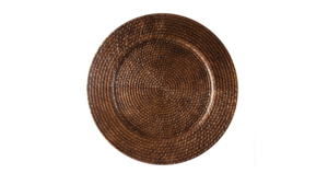 Charger - Acrylic Rattan 13" rental Palm Beaches-Treasure Coast, FL