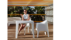 Solid White Dining Table 34"x34" Square rental in Palm Beaches-Treasure Coast, FL