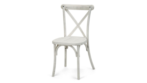 White wash Crossback Chair rental Palm Beaches-Treasure Coast, FL