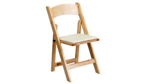 Garden Natural Wood - Folding Chair (Style-L) rental Palm Beaches-Treasure Coast, FL