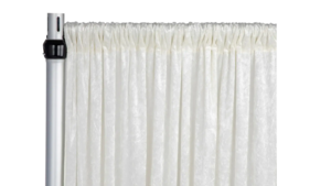 Velvet Drape - Ivory 14' Height rental Palm Beaches-Treasure Coast, FL