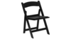 Chair Black Resin Padded rental in Kansas City, MO