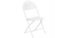 Chair White Fanback Folding rental in Kansas City, MO