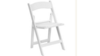 Chair White Resin Padded rental in Kansas City, MO