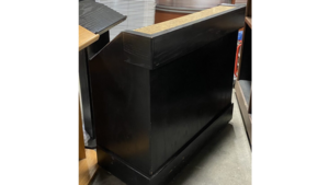 6' Dark Wood Bar rental Kansas City, MO