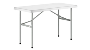 Table 2' X 4' Plastic rental Kansas City, MO