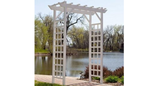 White Lattice Garden Arbor rental Kansas City, MO