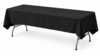 Linen 72"X120" Black rental in Kansas City, MO