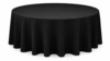 Linen 108" Round Black rental in Kansas City, MO