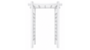 Classic White Wedding Arbor rental in Kansas City, MO