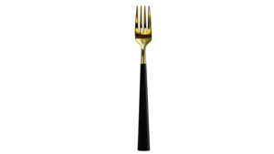 Black And Gold Salad Fork rental Kansas City, MO