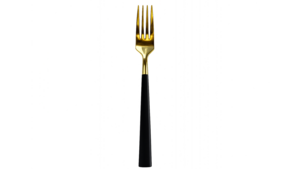 Black And Gold Dinner Fork rental Kansas City, MO