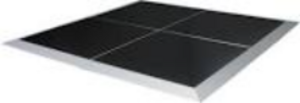 Dance Floor - Black (3x4 Sections) rental Cleveland, OH