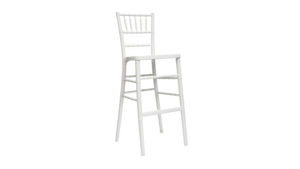 White Chiavari Barstool With White Cushion rental San Diego, CA