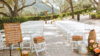 White Resin Folding Chair With Pad rental in San Diego, CA