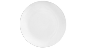 White Coupe Dinner Plate rental San Diego, CA
