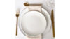 White Coupe Dinner Plate rental in San Diego, CA