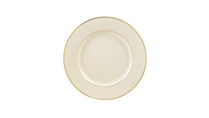 Ivory With Gold Rim Bread Plate rental San Diego, CA
