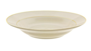 Ivory With Gold Rim Soup Bowl rental San Diego, CA