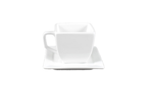 White Square Coffee Cup rental San Diego, CA