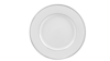 White With Platinum Rim Luncheon Plate rental in San Diego, CA