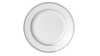 White With Platinum Rim Salad/Dessert Plate rental in San Diego, CA