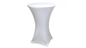 Spandex Belly Bar Cover - White rental San Diego, CA