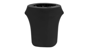 Black Spandex 33 Gallon Trash Can Cover rental San Diego, CA