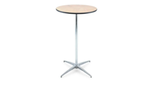 Round Belly Bar Table, 24"W X 42"H rental San Diego, CA