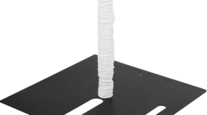 10' Spandex Pole Cover - White rental San Diego, CA