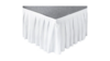 White Stage Skirting - 17"Hx17'L rental in San Diego, CA
