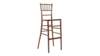 Fruitwood Chiavari Barstool With Ivory Cushion rental in San Diego, CA
