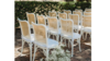 White Cane Dining Chair rental in San Diego, CA