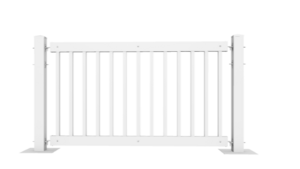 6' White Vinyl Fencing rental San Diego, CA