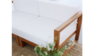 Teak Wood Sofa rental in San Diego, CA