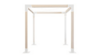 Natural Wood 10'X10' Cabana rental in San Diego, CA