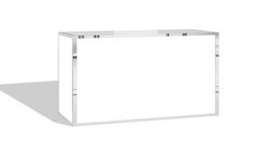 6' Strand Silver And White Bar rental San Diego, CA