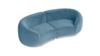 Moonlight Coppen Blue Velvet Cascade Loveseat rental in San Diego, CA