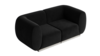 Moonlight Black Velvet Loveseat rental in San Diego, CA