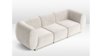 Moonlight White Velvet Sofa rental in San Diego, CA
