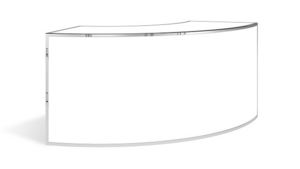 1/4 Round Strand Silver And White Bar rental San Diego, CA