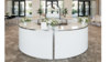 1/4 Round Strand Silver And White Bar rental in San Diego, CA