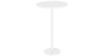 White Marble Side Table rental in San Diego, CA
