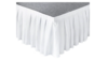 White Stage Skirting - 24"Hx8'L rental in San Diego, CA