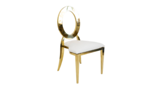 Backless Gold Marquis Chair rental San Diego, CA