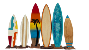 Surfboard Backdrop Display (Set Of 6) rental San Diego, CA