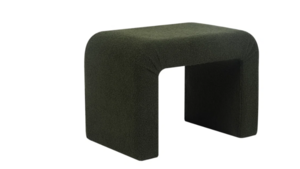 Green Faux Shearling Ottoman rental San Diego, CA