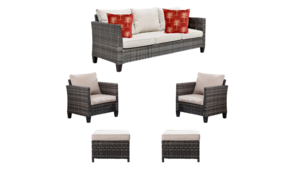 Resort Wicker Lounge Set rental San Diego, CA
