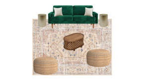 Boho Lounge Set rental San Diego, CA