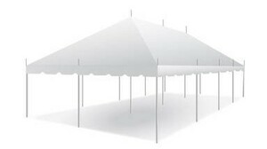 20X40 Pole Tent rental Mid-Michigan-Lansing, MI